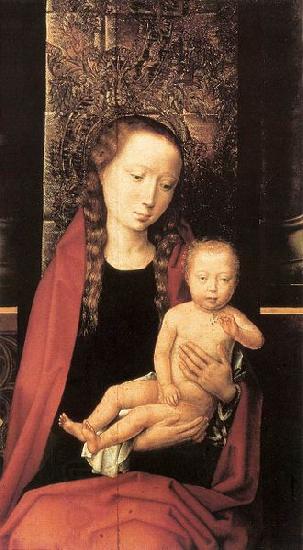 Hans Memling Virgin and Child Enthroned China oil painting art